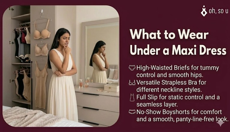 What to Wear Under a Maxi Dress